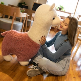 28CM Kawaii PlushAlpacasso Toys Fashion Animal Soft Stuffed Dolls Lovely Alpaca Pillows Birthday Xmas Gift for Child Girls